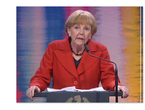 Marianne Schätzle ist das Merkel Double